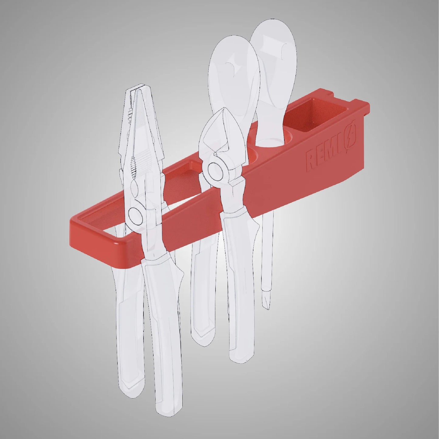 2er-Set Hutschienen-Ablagearme