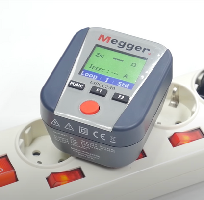 MPCC230-Stromkreisprüfgerät mit RCD-Prüfung und Schleifenmessung