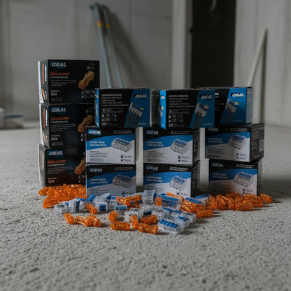IDEAL All-in-One Profi Paket je 3 x SpliceLine & 2/3/5-Leiter-Hebelklemmen (ingesamt 675 Stück)