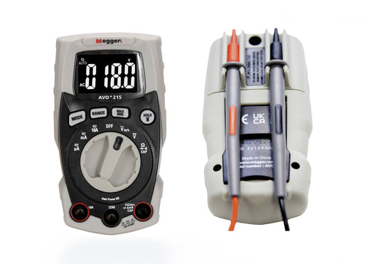 Megger AVO215 CATlll TRMS - Praktischer Digitaler Hand-Multimeter CAT III 600 V