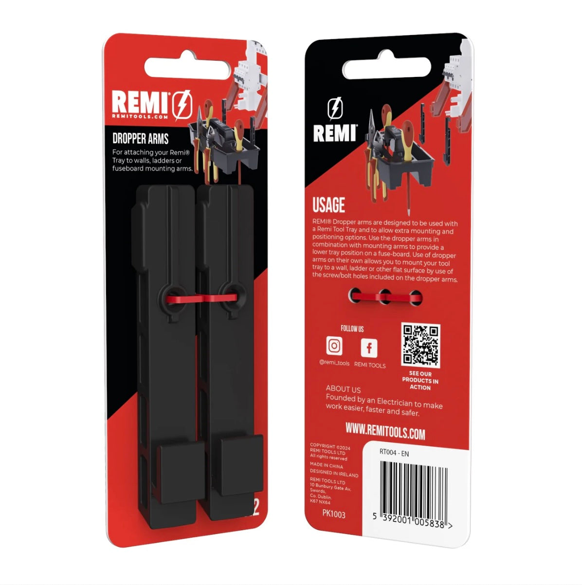 Verlängerungsarme für Werkzeugablage